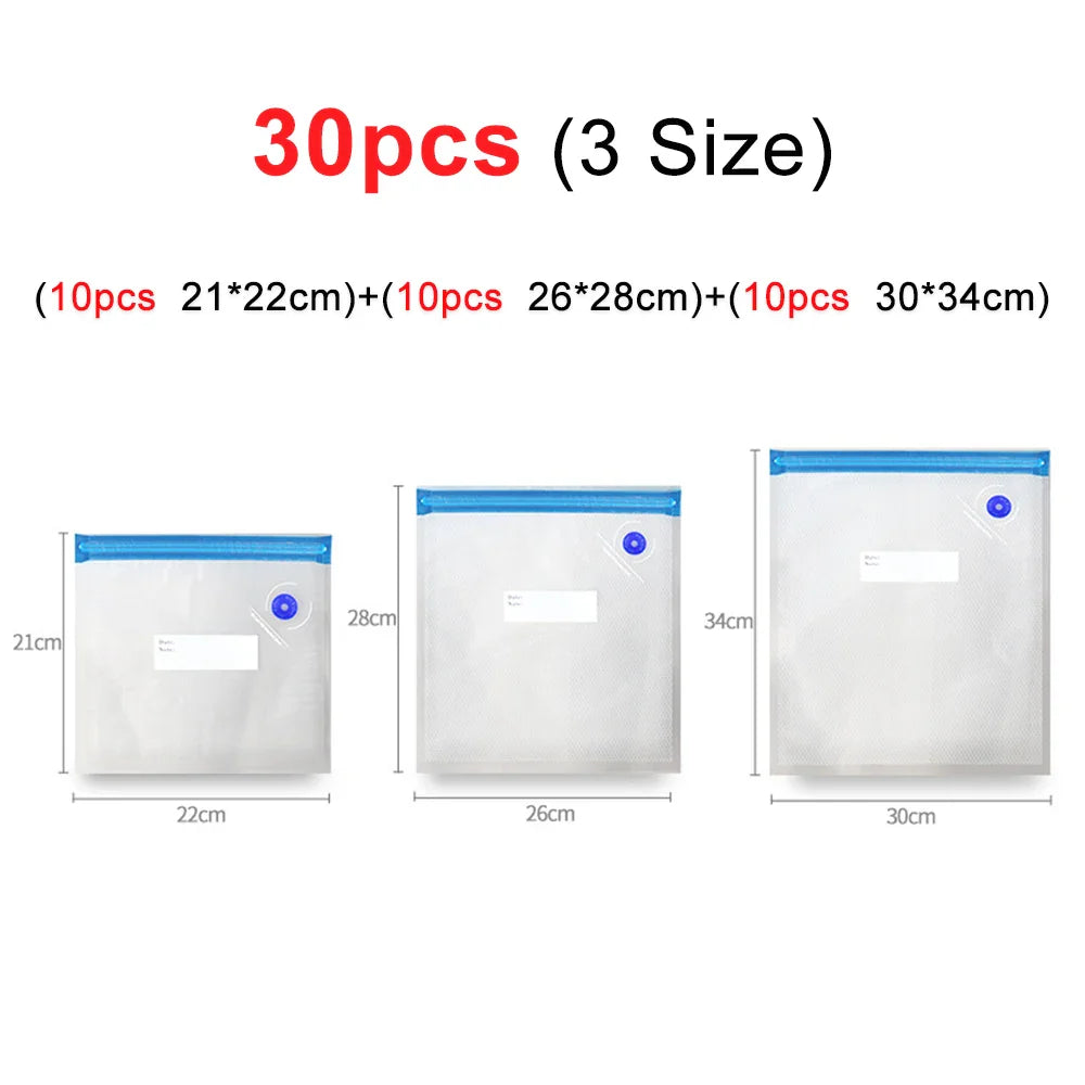 Reusable Vacuum Sealer Bags — Keep Food Fresh Longer Without the Single Use Waste