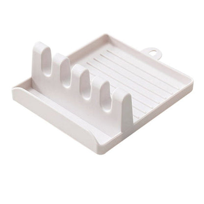 Pot Lid Holder & Utensil Rest — No More Messy Counters While You Cook