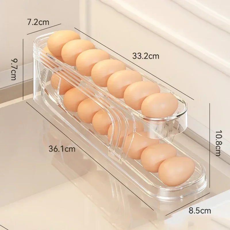Automatic Rolling Egg Dispenser — Grab One Egg, The Next One Rolls Up
