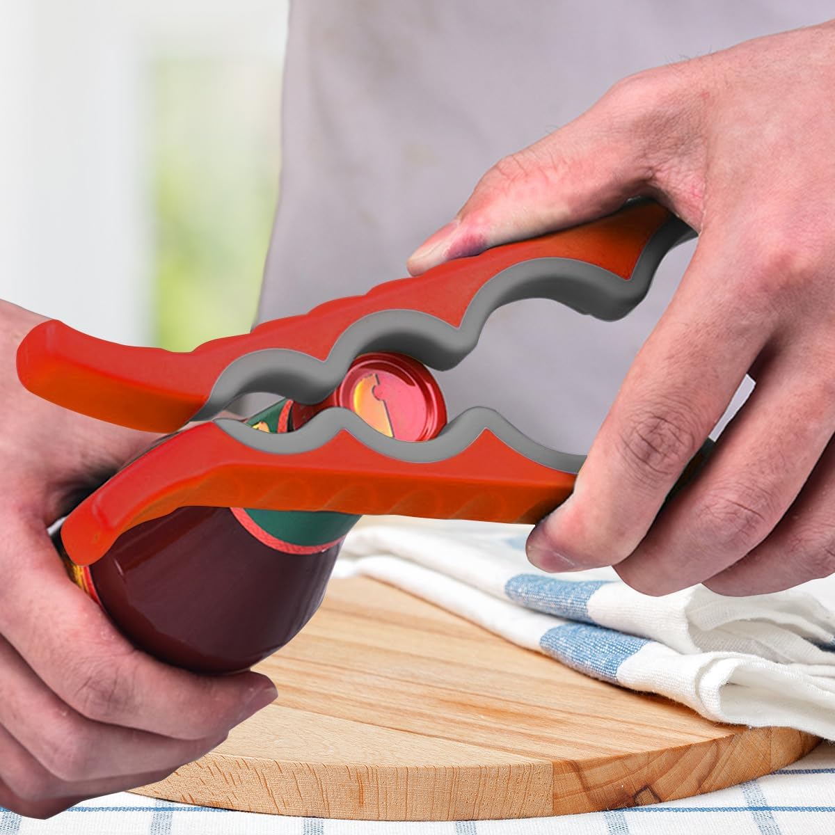 4 in 1 Lid Opener — Open Any Jar, Can, or Bottle Without the Struggle