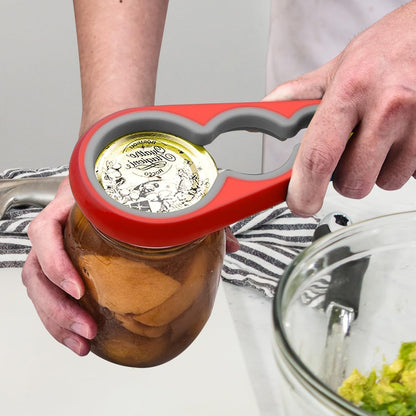4 in 1 Lid Opener — Open Any Jar, Can, or Bottle Without the Struggle