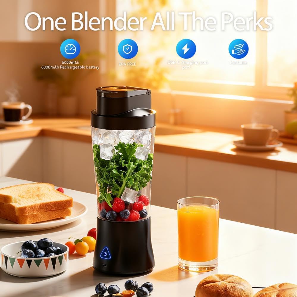 Portable Juicer Blender — Fresh Smoothies Anywhere