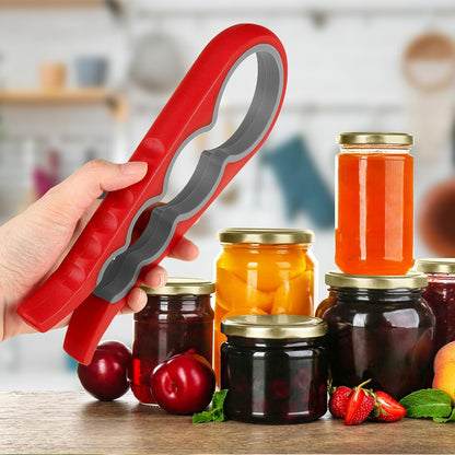 4 in 1 Lid Opener — Open Any Jar, Can, or Bottle Without the Struggle