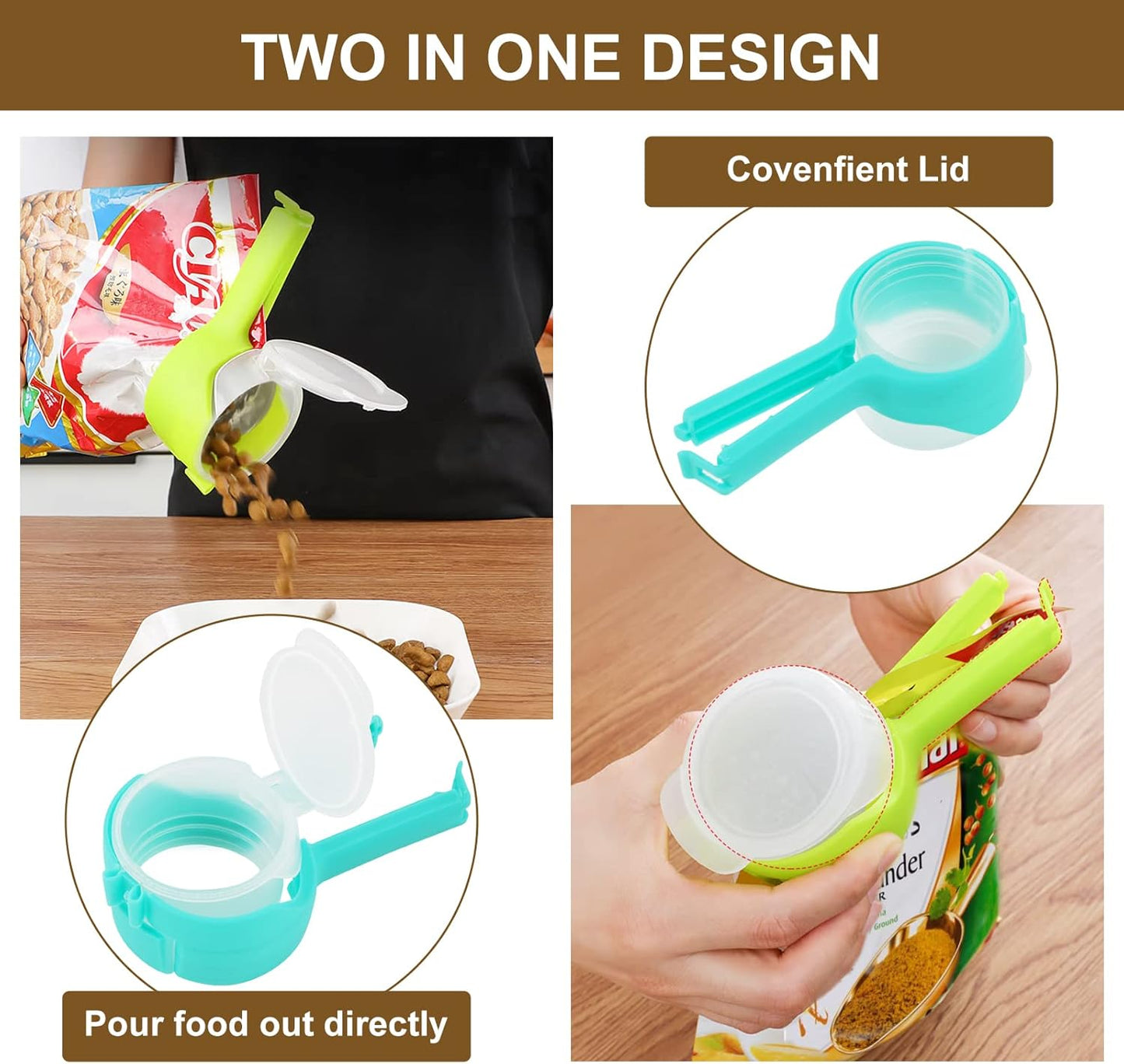 Snack Bag Sealing Clips — No More Stale Chips