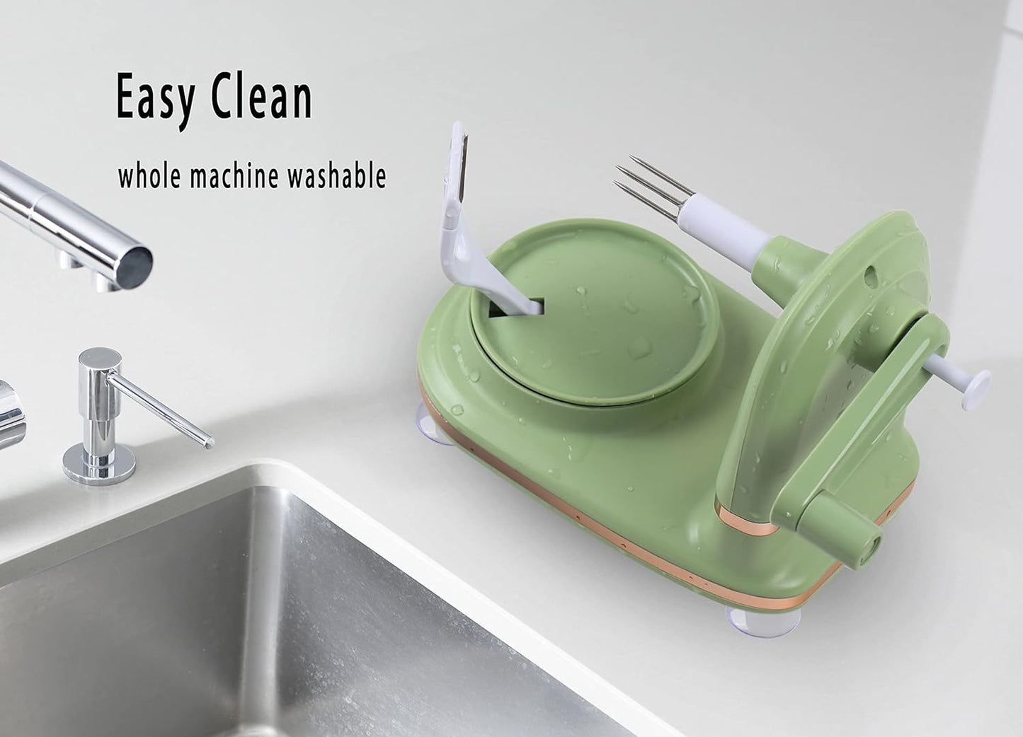 Apple Peeler, Slicer & Corer — Peel, Slice & Core in Seconds
