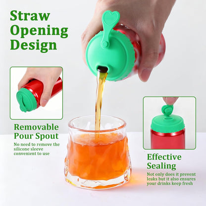 Reusable Silicone Soda Can Covers — Save the Fizz, Skip the Foil