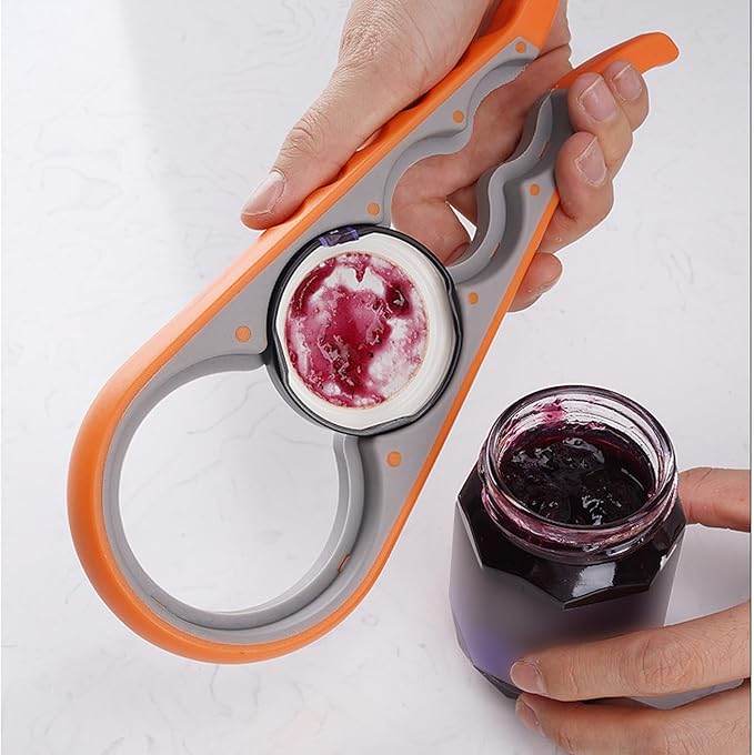 4 in 1 Lid Opener — Open Any Jar, Can, or Bottle Without the Struggle