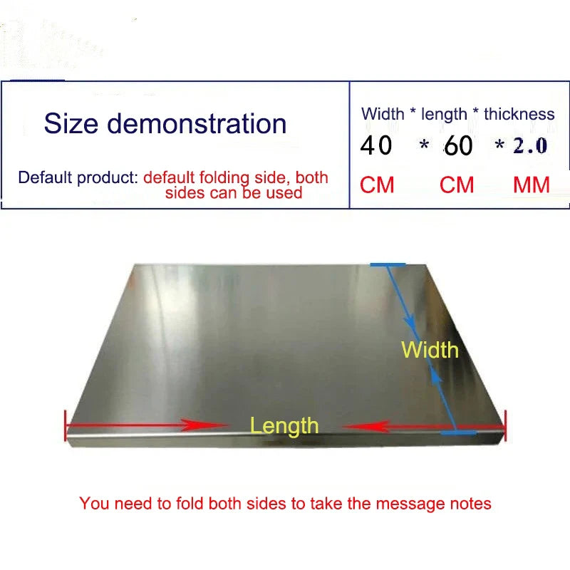 Stainless Steel Cutting Board, No Mess — All on One Board