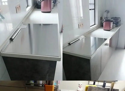 Stainless Steel Cutting Board, No Mess — All on One Board