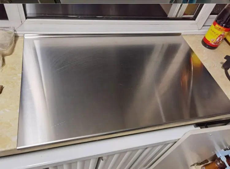 Stainless Steel Cutting Board, No Mess — All on One Board