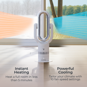 Vortex Air™ Pro Plus (2025 Upgrade) Bladeless Hot & Cool Fan