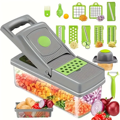 Vegetable Chopper Mandoline Slicer — Prep Salads, Stir-Fries & Garnishes in Seconds