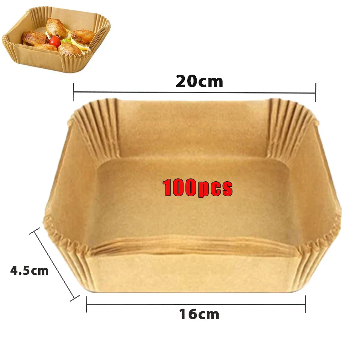 Disposable Air Fryer Liners — Crispy Food, Zero Scrubbing