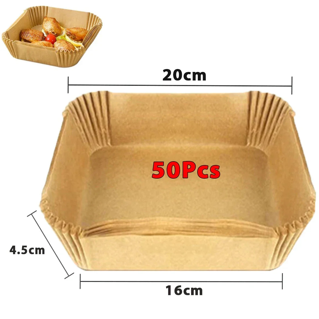 Disposable Air Fryer Liners — Crispy Food, Zero Scrubbing