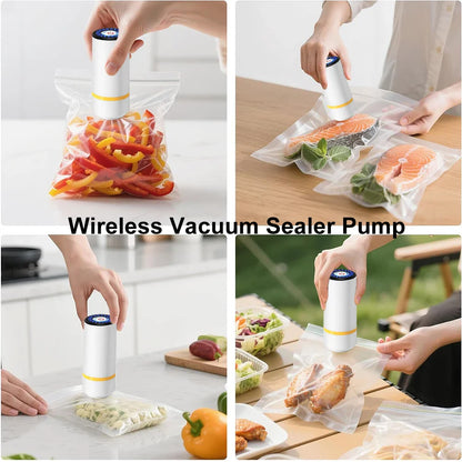 Handheld Vacuum Sealer — Keep Food Fresh Up to 5× Longer, Anywhere