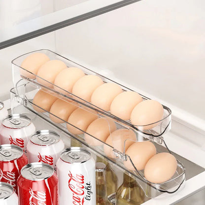 Automatic Rolling Egg Dispenser — Grab One Egg, The Next One Rolls Up