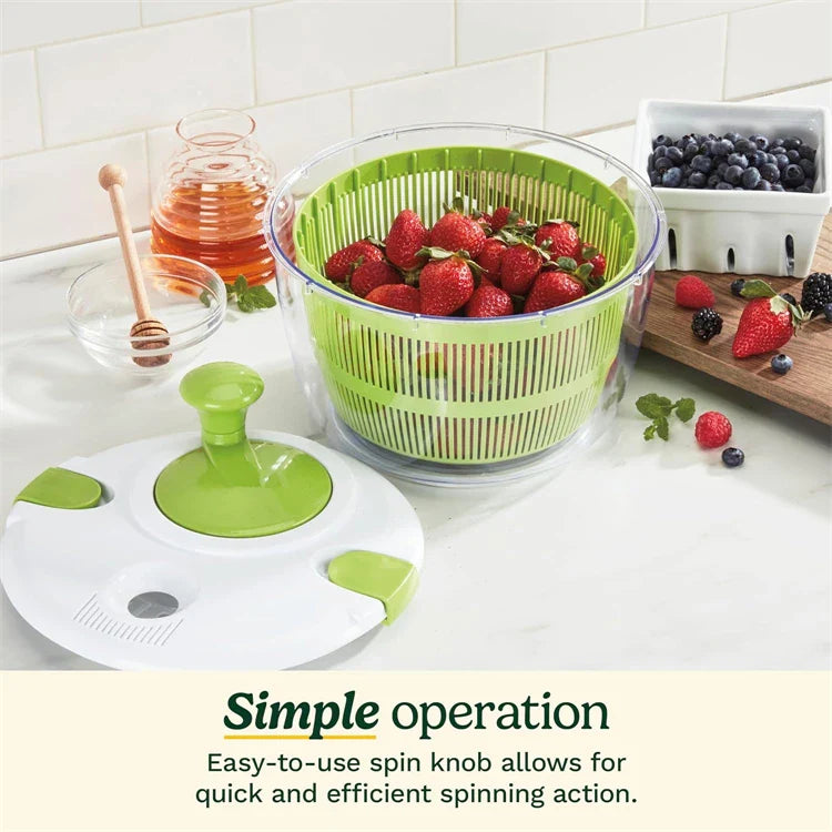 Salad Spinner — Wash, Spin & Dry Greens & Produce