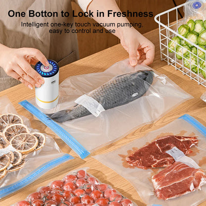 Handheld Vacuum Sealer — Keep Food Fresh Up to 5× Longer, Anywhere