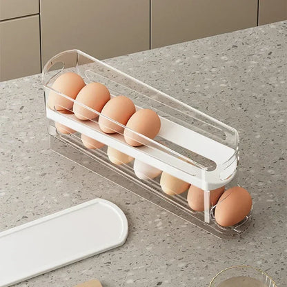 Automatic Rolling Egg Dispenser — Grab One Egg, The Next One Rolls Up