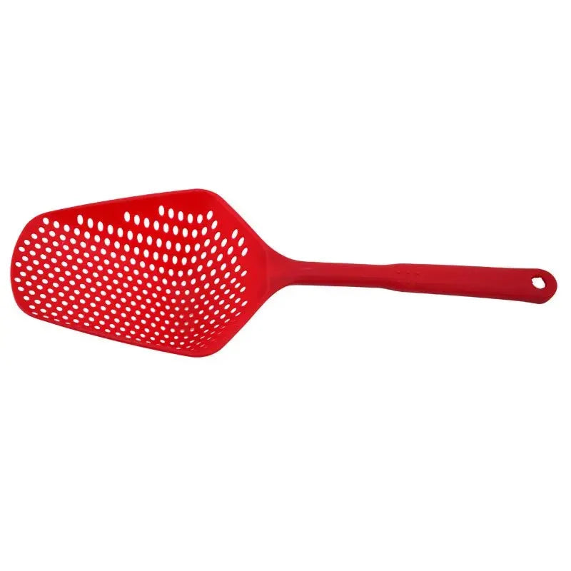 Scoop Colander Spoon — Strain, Scoop & Serve Pasta, Drain Straight from the Pan