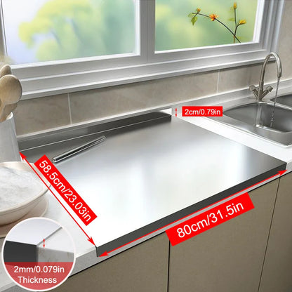 Stainless Steel Cutting Board, No Mess — All on One Board