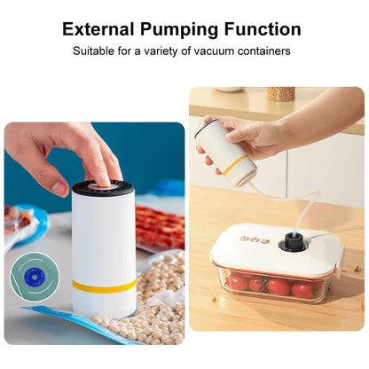 Handheld Vacuum Sealer — Keep Food Fresh Up to 5× Longer, Anywhere