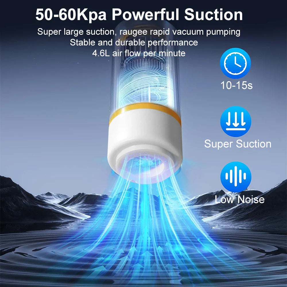 Handheld Vacuum Sealer — Keep Food Fresh Up to 5× Longer, Anywhere
