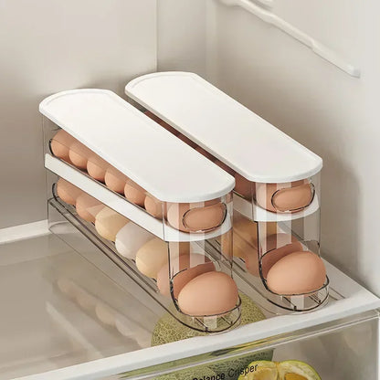 Automatic Rolling Egg Dispenser — Grab One Egg, The Next One Rolls Up