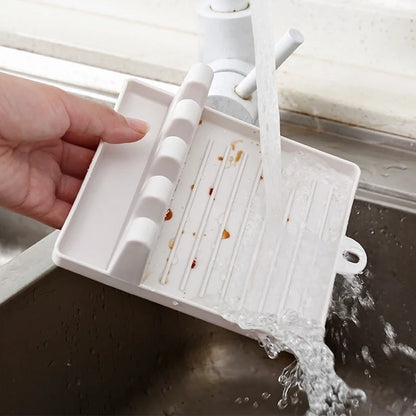Pot Lid Holder & Utensil Rest — No More Messy Counters While You Cook