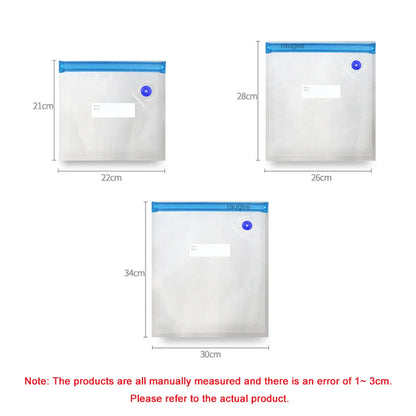 Reusable Vacuum Sealer Bags — Keep Food Fresh Longer Without the Single Use Waste
