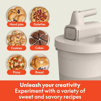Hand & Stand 2 in 1 Electric Mixer with Bowl — One Mixer, Every Recipe