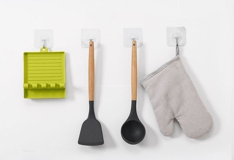 Pot Lid Holder & Utensil Rest — No More Messy Counters While You Cook