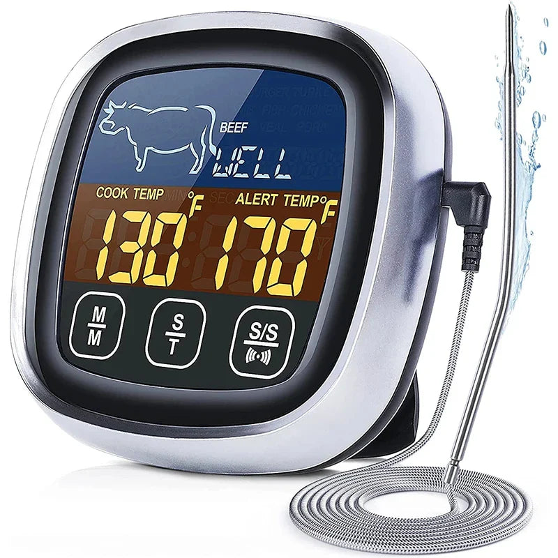 Digital Meat Thermometer — Cook Perfect Steaks, Chicken & Turkey Every Time