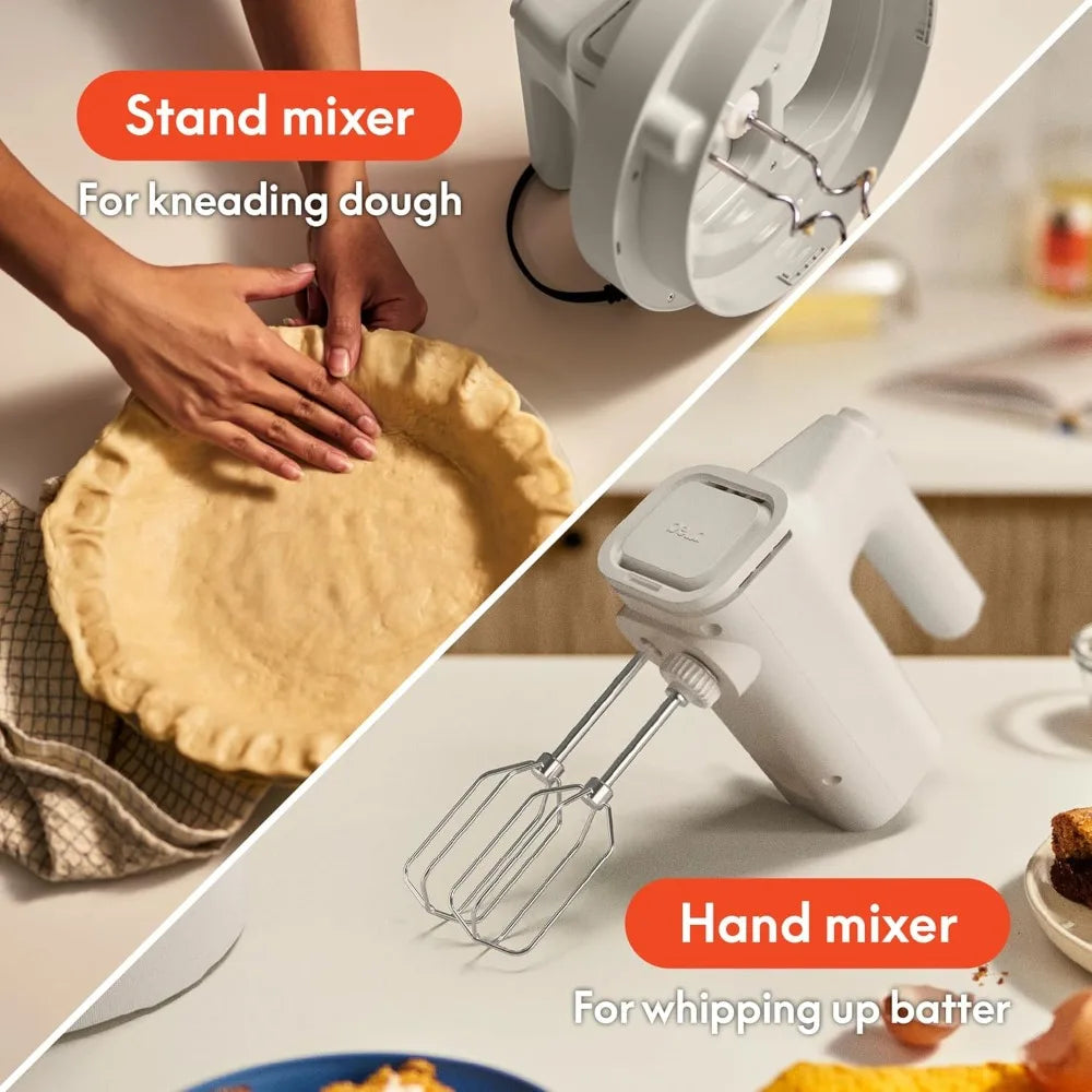 Hand & Stand 2 in 1 Electric Mixer with Bowl — One Mixer, Every Recipe