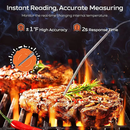 Digital Meat Thermometer — Cook Perfect Steaks, Chicken & Turkey Every Time