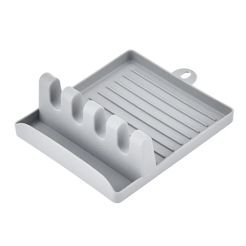 Pot Lid Holder & Utensil Rest — No More Messy Counters While You Cook