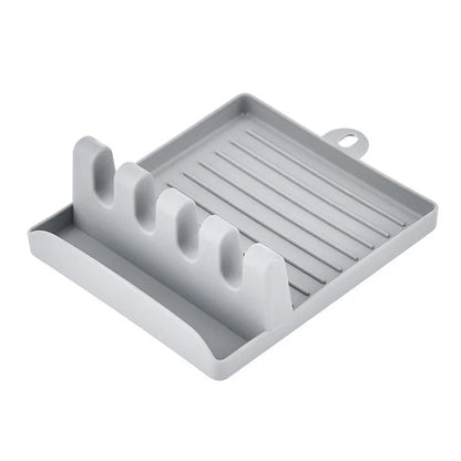 Pot Lid Holder & Utensil Rest — No More Messy Counters While You Cook