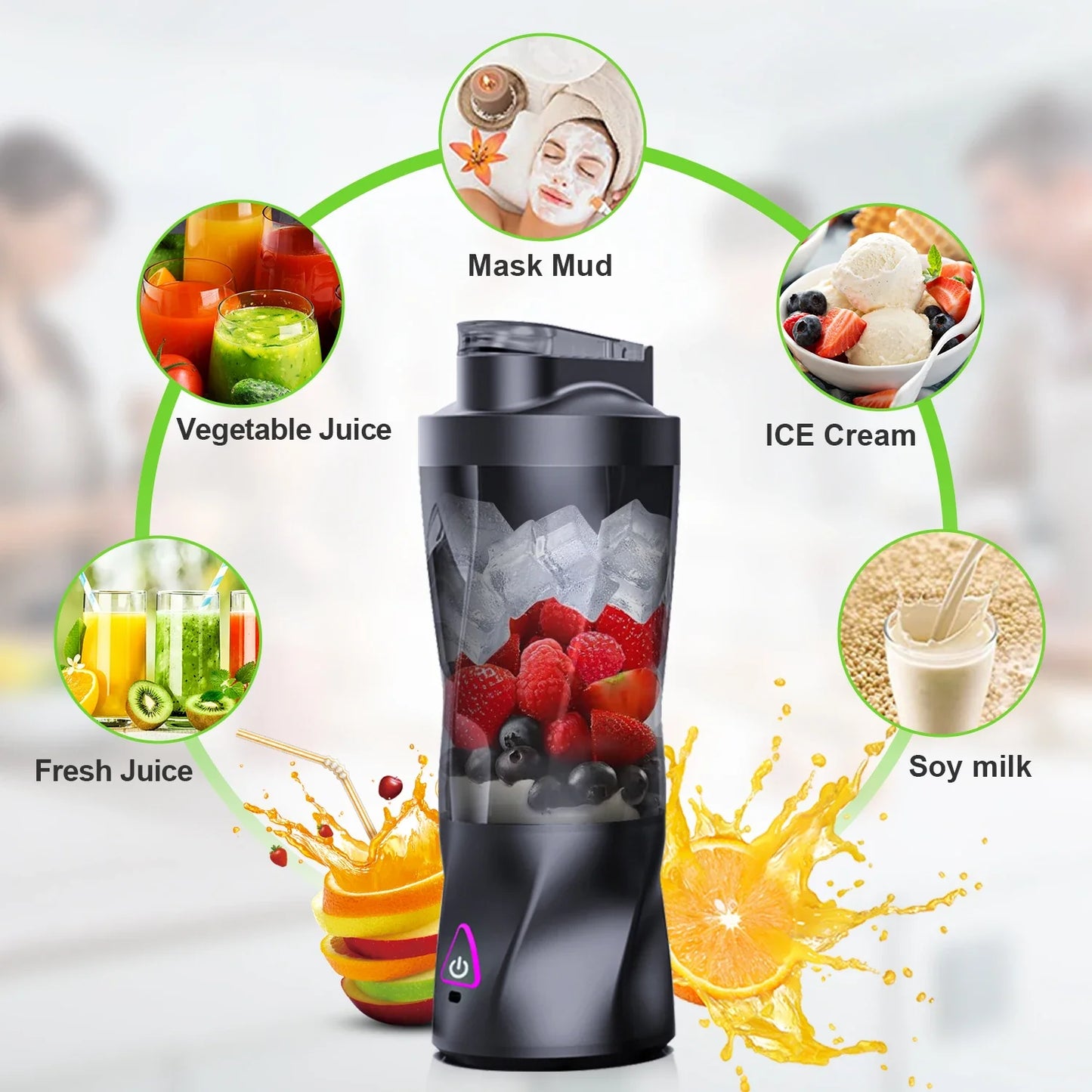 Portable Juicer Blender — Fresh Smoothies Anywhere