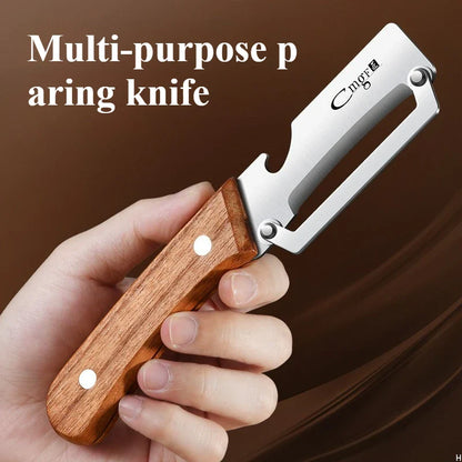 Premium Stainless Steel Vegetable Peeler — Smooth Peels, No Sore Fingers