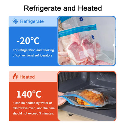 Reusable Vacuum Sealer Bags — Keep Food Fresh Longer Without the Single Use Waste