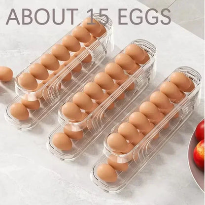 Automatic Rolling Egg Dispenser — Grab One Egg, The Next One Rolls Up