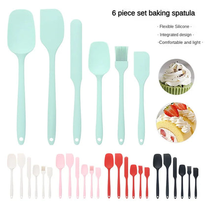6pc Silicone Spatula Set — One Handy Set for All Your Scraping, Stirring & Spreading