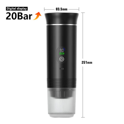 Portable Self Heating Espresso Maker — Real Espresso Anywhere