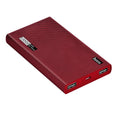 Power bank «B12A Carbon fiber pattern» 13000 mAh dual USB output