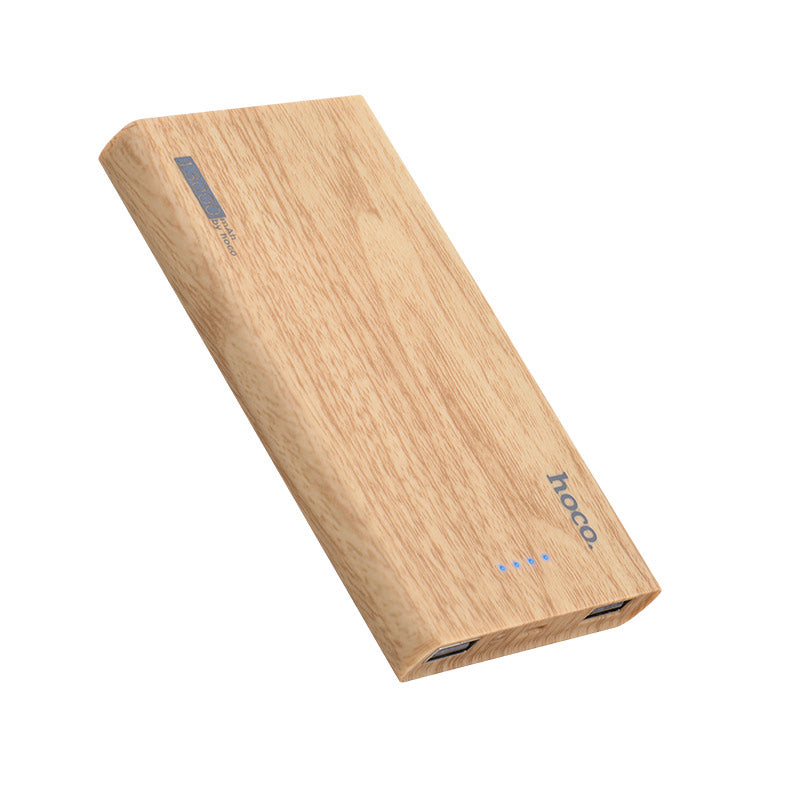Power bank «B12B Wood grain pattern» 13000 mAh dual USB output