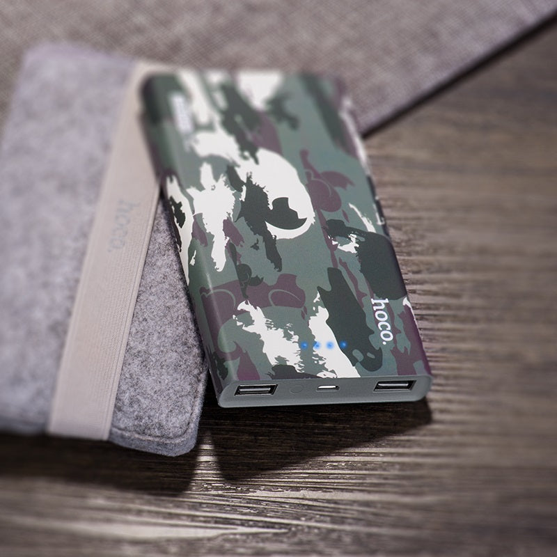 Power bank «B12C Camouflage pattern» 13000 mAh dual USB output