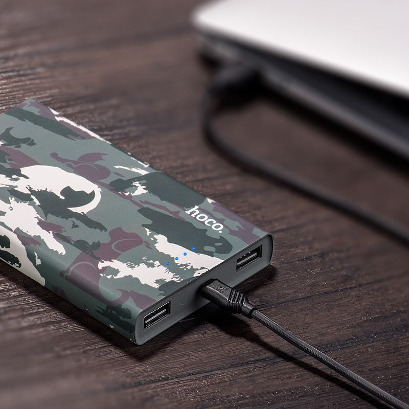 Power bank «B12C Camouflage pattern» 13000 mAh dual USB output