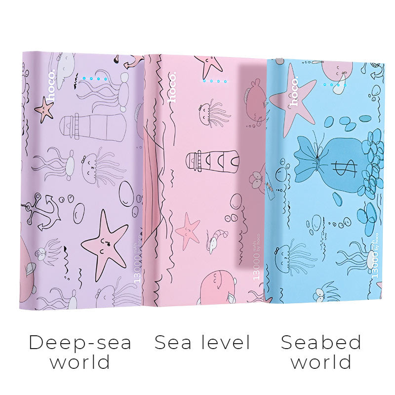 Power bank «B12D Ocean pattern» 13000 mAh dual USB output