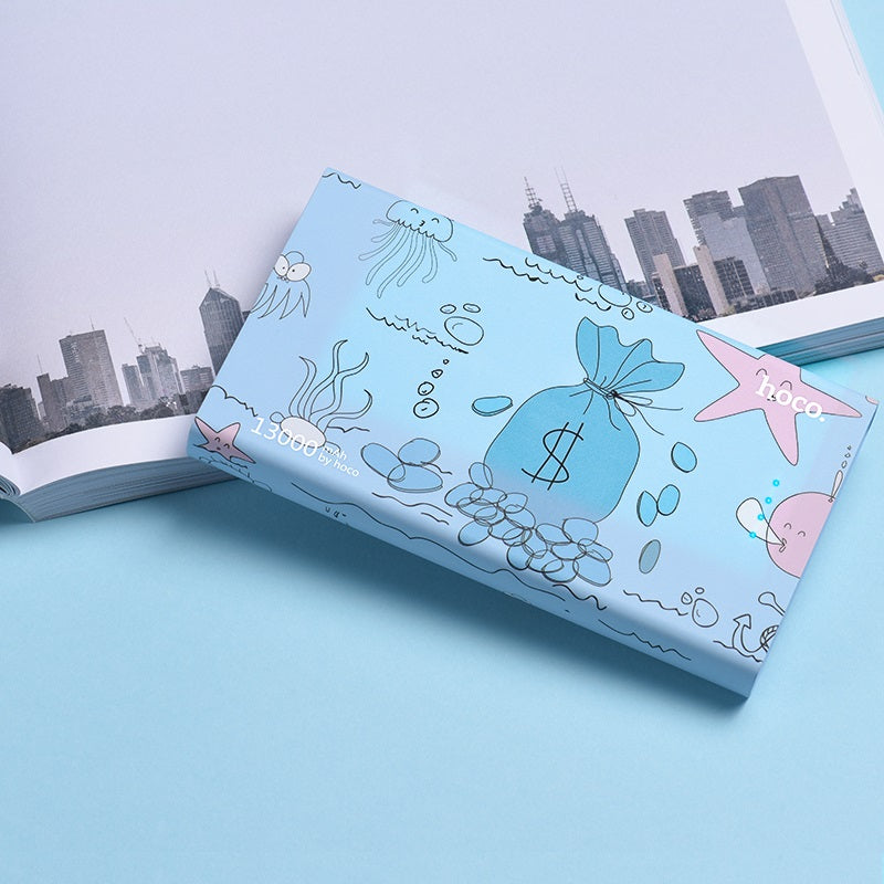 Power bank «B12D Ocean pattern» 13000 mAh dual USB output