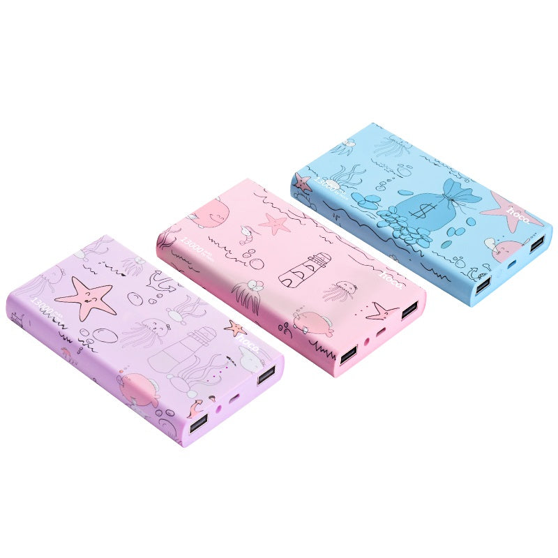 Power bank «B12D Ocean pattern» 13000 mAh dual USB output